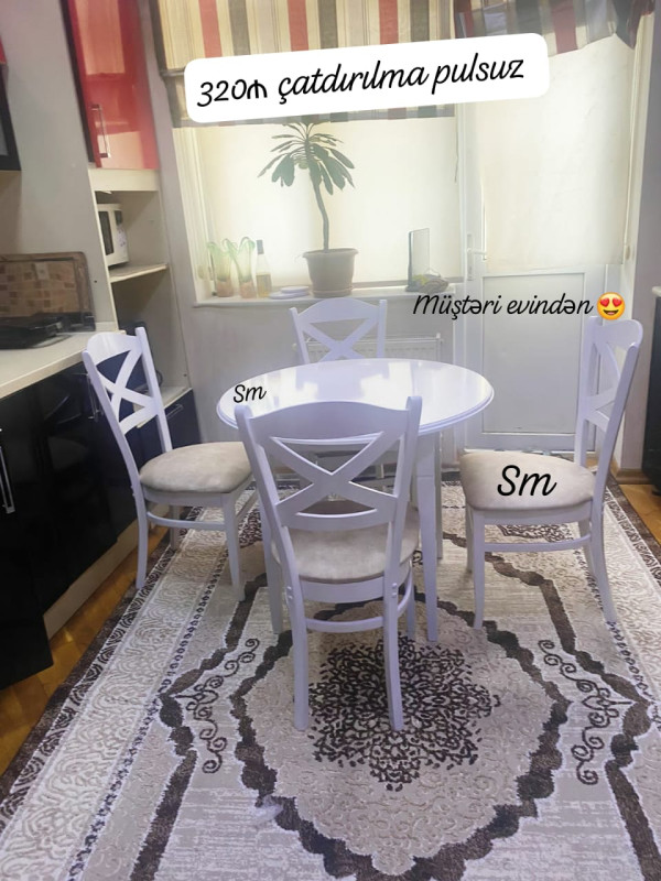 Stol stul desti *1 gün ərzində çatdırılma olunan 320 AZN olan* kuxna üçün