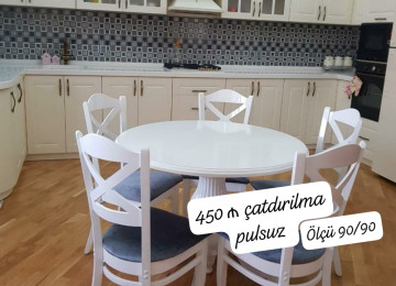 *450 aznTumbalı masa+ 4 stul* yenidir çatdırılma şəhər içi