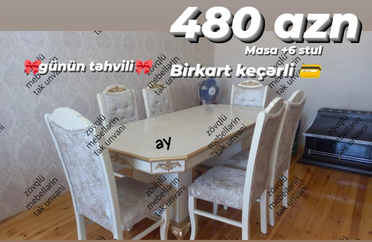 Stol stul desti *masa desti* *stol stul* *dest cəmi 480 azn* 📌 Yeni