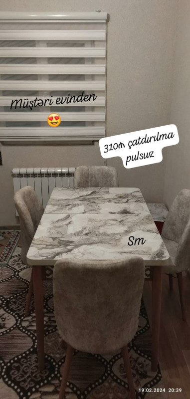 Stol stul desti *🇹🇷 Türkiyənin Yafes firmasının* *Möhtəşəm ✨✨ ENDİRİM 😍*