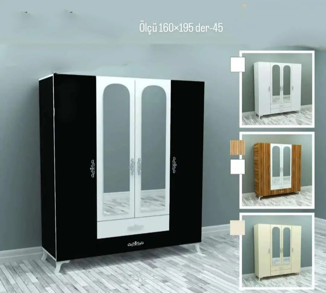 4Qapili Dolab Hazır əldə var Ölçü 160/195/45 Şəhərdaxili