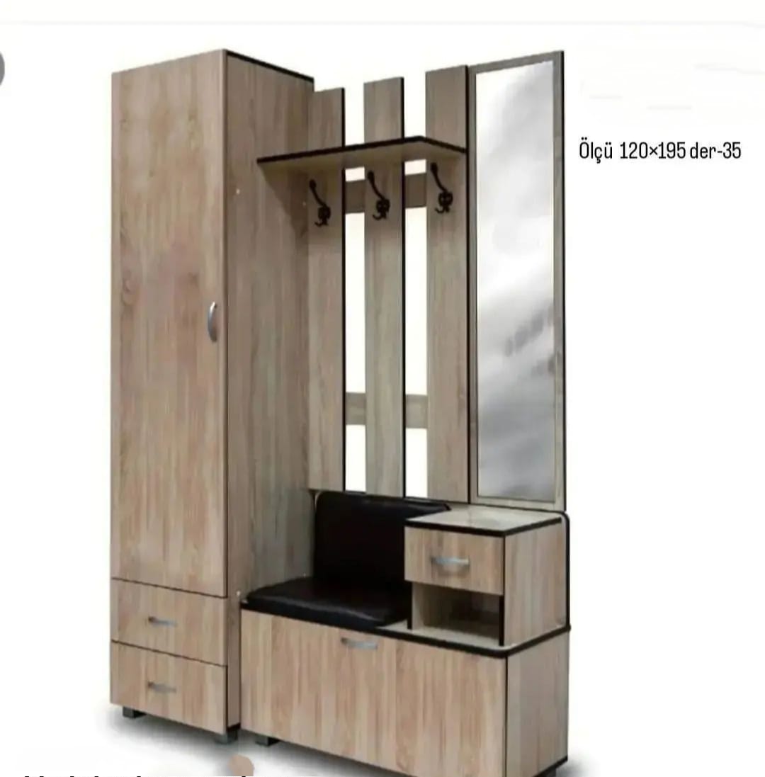 Dəhliz şkafı Sifarişlə hazırlanır Rəng seçimi var Ölçü