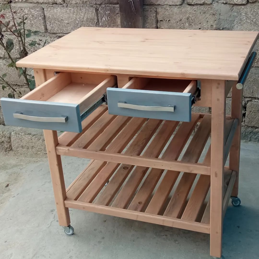 Manqal stolu sifarişlə hazırlanır Hər növ Taxta işlərin