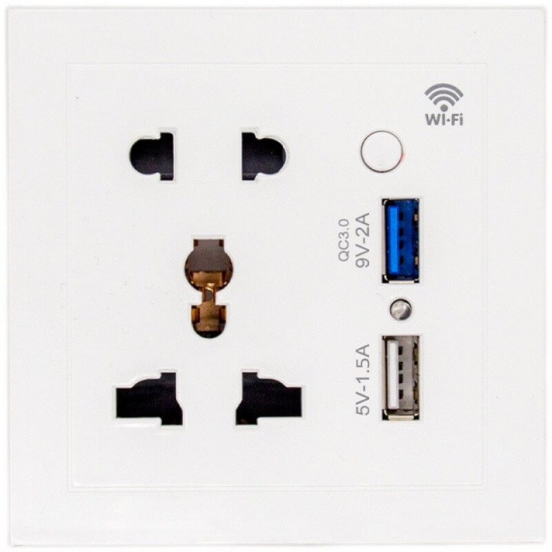 Tuya WiFi Elektrik və Surətli USB Program ile idare olunur. Cihazlarınızı istənilən yerdən