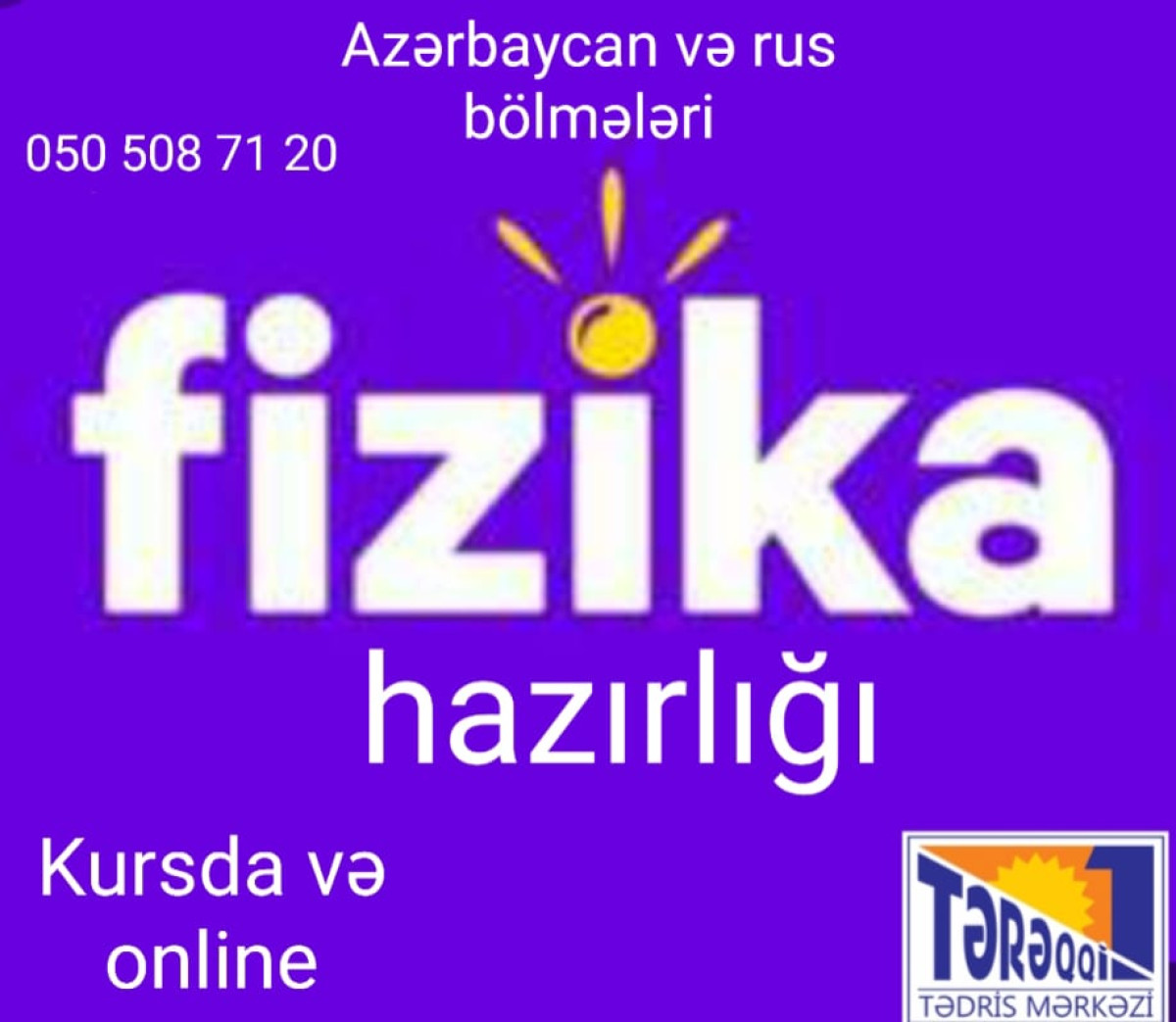 Fizika hazırlığı Fizika hazırlığı Azərbaycan və rus bölmələri *Abituriyent