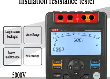 Meqaometr Model: UNI-T UT513 Izolyasiya müqavimətini test