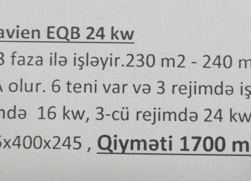 NAVIEN EQB 24 kw elektrikli kombi made in Korea \\--\\