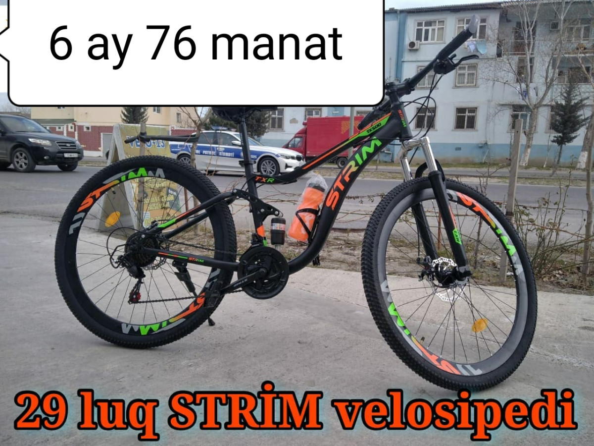 Velosiped satışı Yenidir İlkin ödənişsiz 6aylıq veeilir Çatdrma ödənişlidir