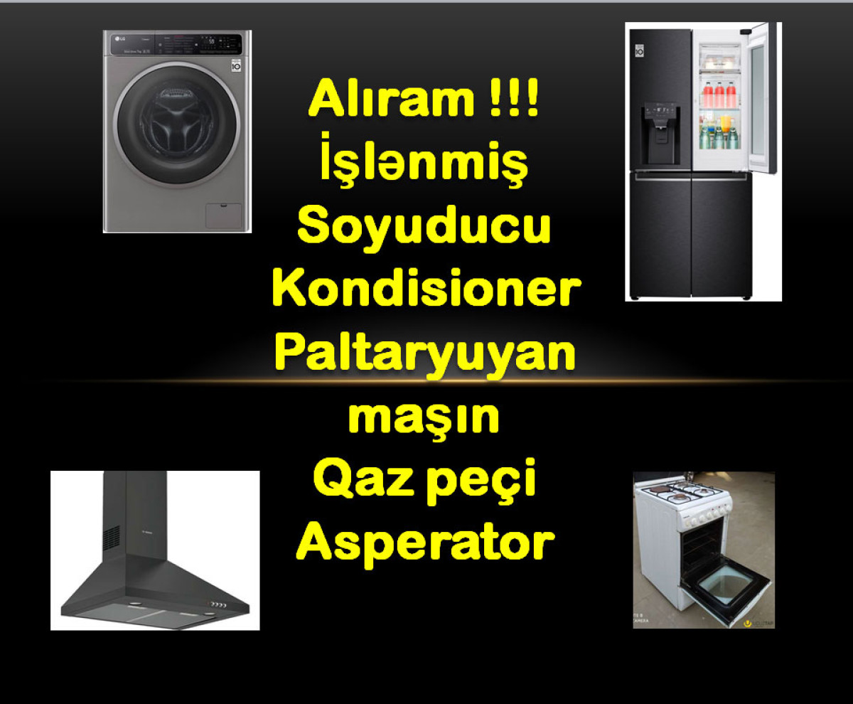 Aliram islenmis xolodennik, paltaryuyan masin Aliram islenmis xolodennik, paltaryuyan masin, qaz peci,