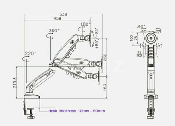 NB F 160 model. 17 leddən 30 ledə kimi monitorlar üçün