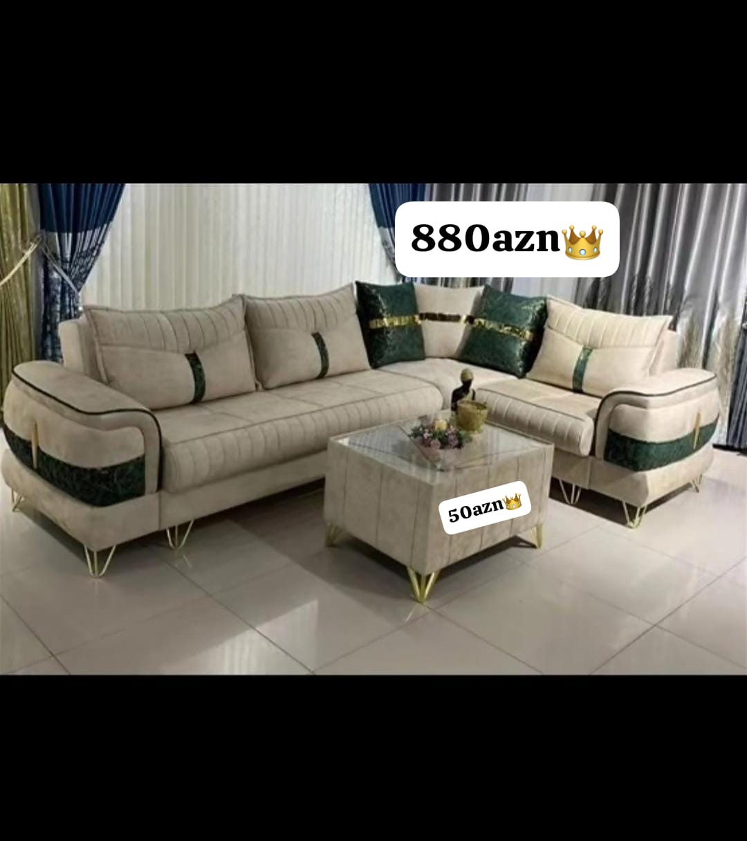 Divan 880 olcu:3×2 Reng secimi var(jurnal masasi50azn)