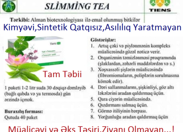" Sliming Tea (Arıqladıcı və Müalicəvi Çay) "-ŞOOOK
