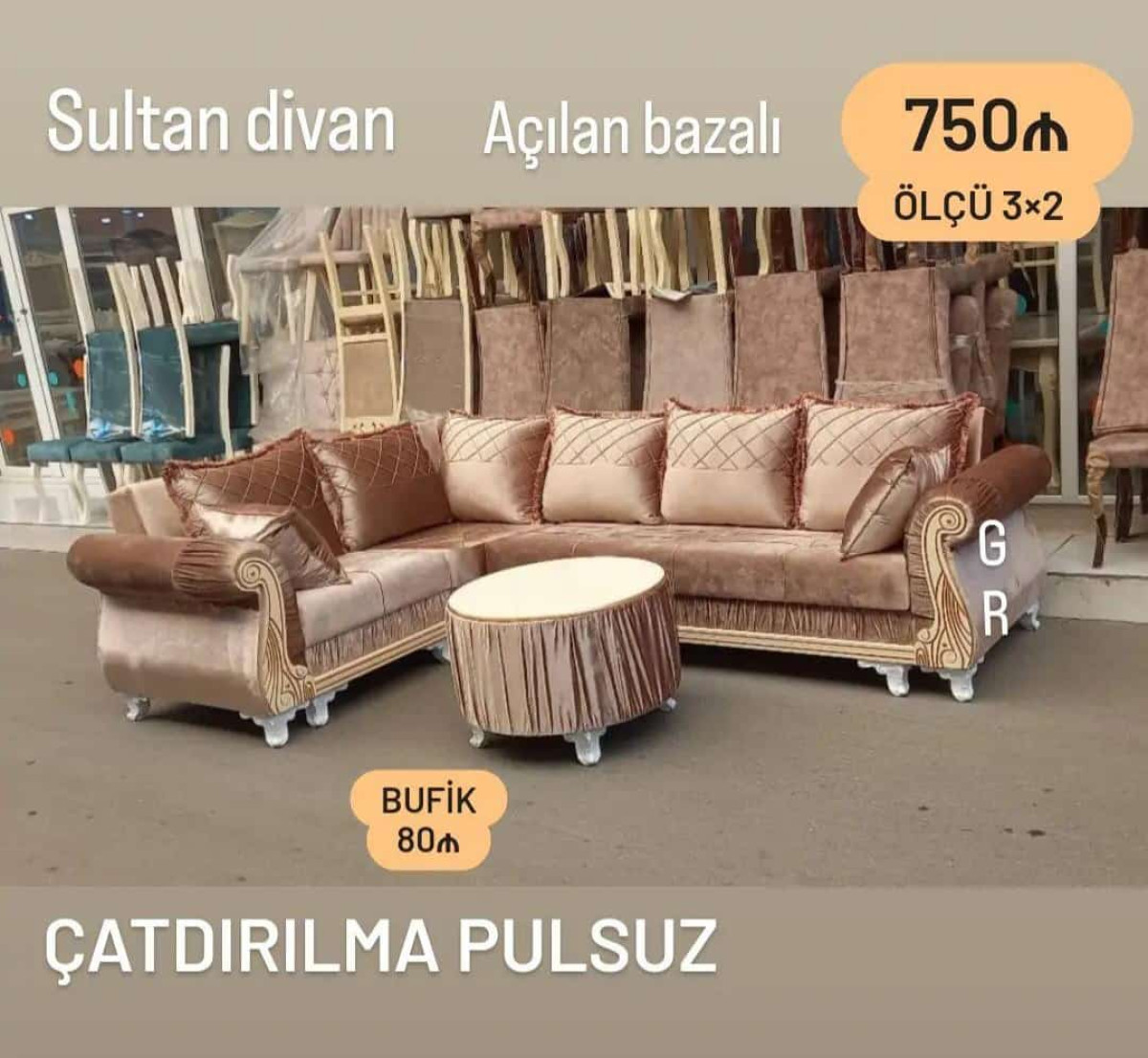 Divan klassik 🔱divan sifarisle yigilir 🔱qiymet *💥750azn* 🔱ölcu *3×2sm*