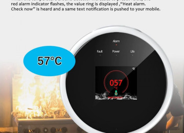Yeni. Çatdırılma var Tuya Wifi Metan Qaz Neft Qaz Yanğın