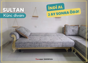 Diqqət! İndi al 2 ay sonra ödə! Künc divan ŞƏBƏKƏ 18 ayadək