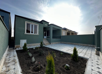 Savalan qes.3 sotda 120 kvm.3 otaqli qoşa daşla tikilmiş