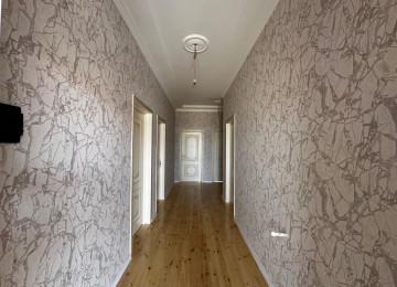 Savalan qes.2,5 sotda 120 kvm.3 otaqli qoşa daşla tikilmiş