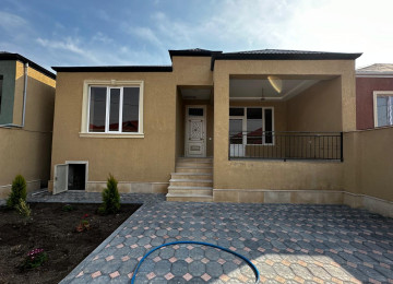 Savalan qes.2,5 sotda 120 kvm.3 otaqli qoşa daşla tikilmiş