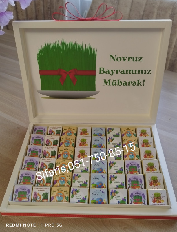 Bayram xoncasi Novruz xoncasi sifarisle hazirlanir.Sifarisler indiden