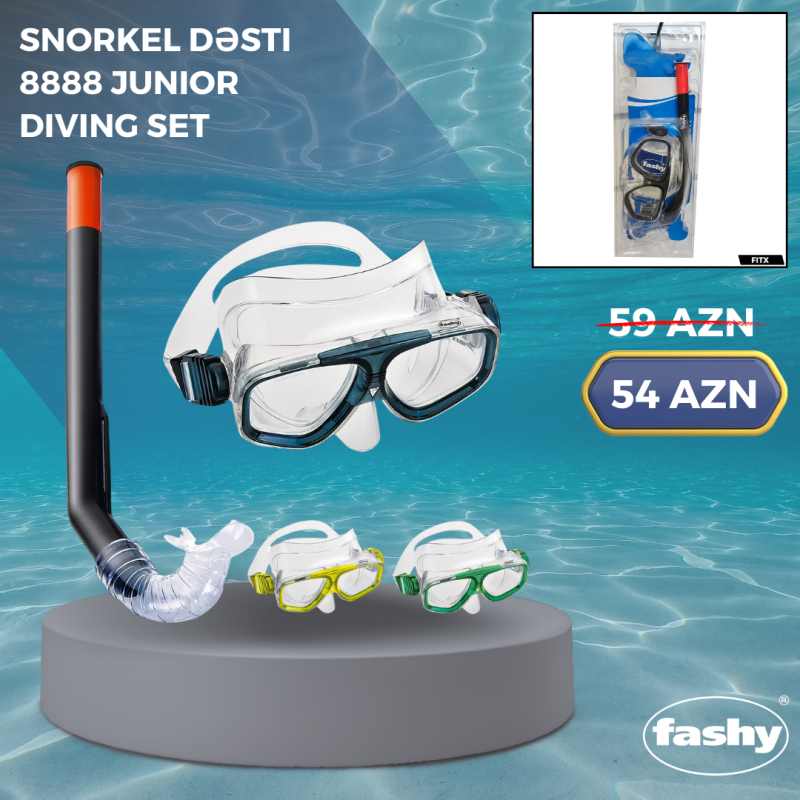 Snorkel (Üzgüçülük Maskası) Bir çox üzgüçülük gözlüyü, snorkel dəsti və daha çoxu