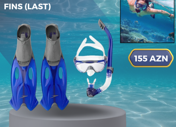 Bir çox üzgüçülük gözlüyü, snorkel dəsti və daha çoxu