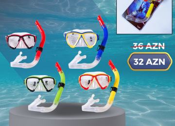 Bir çox üzgüçülük gözlüyü, snorkel dəsti və daha çoxu