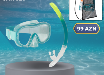 Bir çox üzgüçülük gözlüyü, snorkel dəsti və daha çoxu