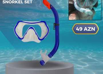 Bir çox üzgüçülük gözlüyü, snorkel dəsti və daha çoxu