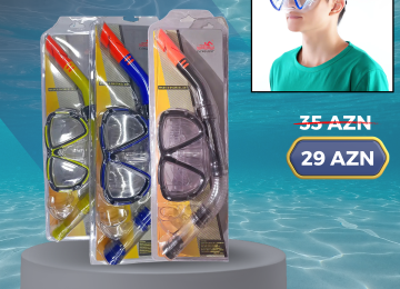 Bir çox üzgüçülük gözlüyü, snorkel dəsti və daha çoxu