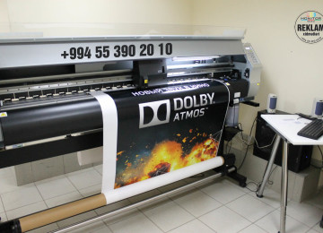 UV çap işləri görülür. Tekstil üzərində çap Kətan üzərində