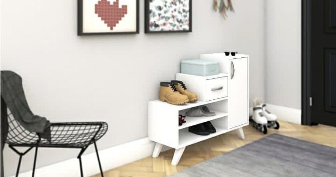 Ayaqqabı şkafı Sifarişlə hazırlanır Rəng seçimi var Qiyməti