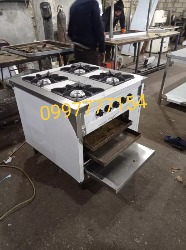 Dufofqali qaz peçi istənilən ölçüdə restaran tipli mətbəx avdanliqlarının