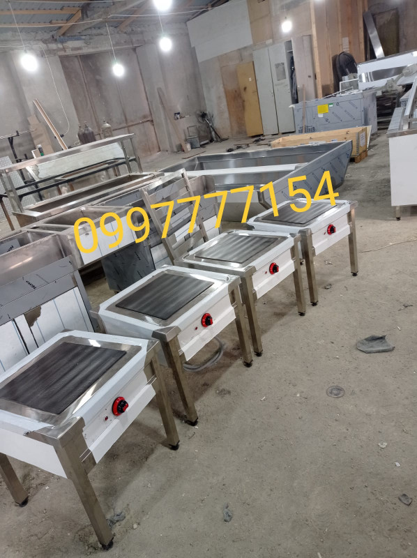 Elektrikli yer ocağı istənilən ölçüdə restaran tipli mətbəx avdanliqlarının