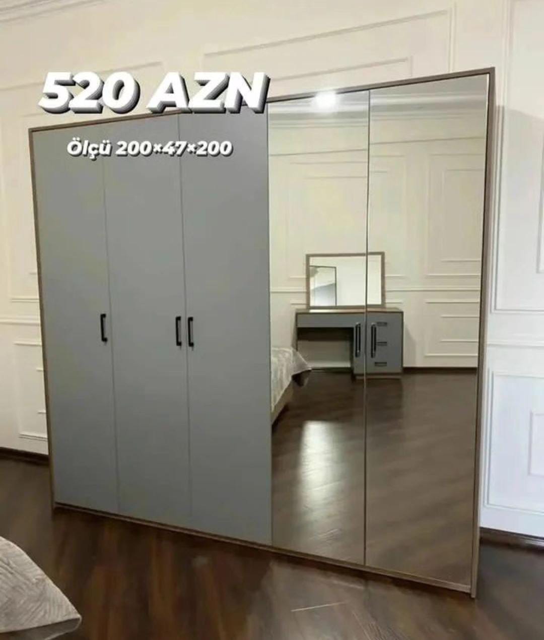 5Qapili Dolab Sifarişlə hazırlanır Rəng seçimi var Ölçü