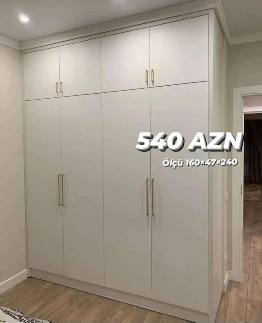 Qarderob Sifarişlə hazırlanır Rəng seçimi var Ölçü