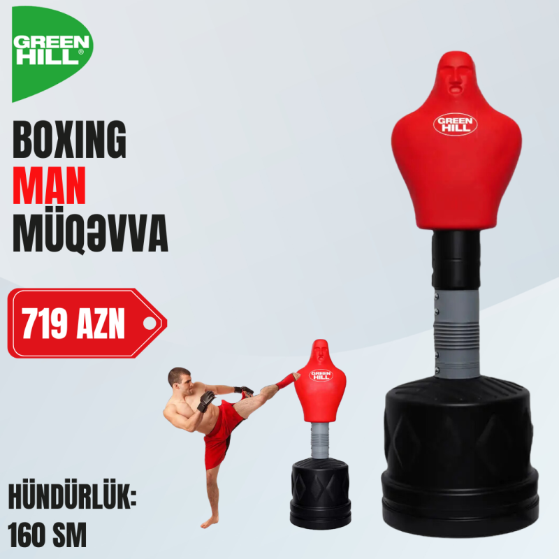 Boxing Man Target Müqəvva Bir çox boks idman avadanlığı məhsulunu əldə edə