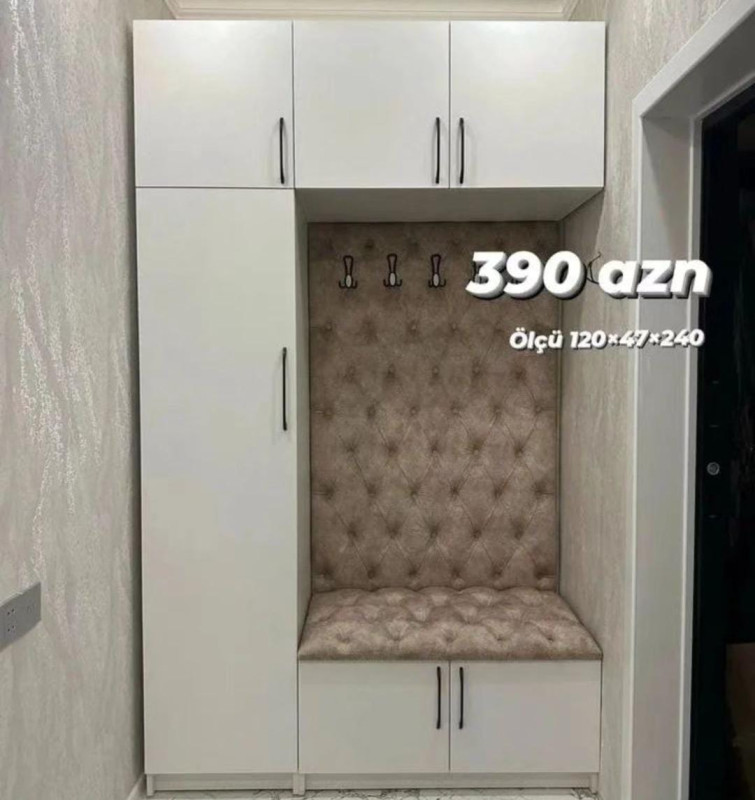 Koridor şkafi Koridor şkafi Sifarişlə hazırlanır Rəng seçimi var Ölçü