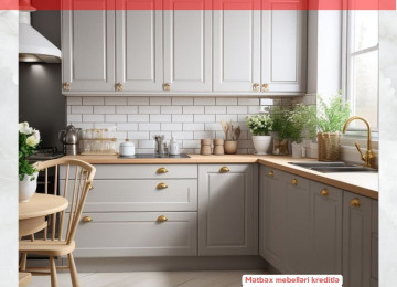 Diqqət, indi al 2 ay sonra ödə! Mətbəx mebellərini indi