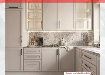 Diqqət, indi al 2 ay sonra ödə! Mətbəx mebellərini indi