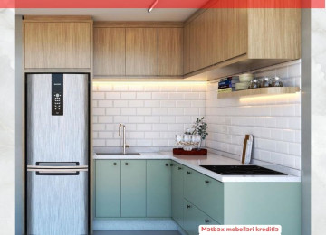 Diqqət, indi al 2 ay sonra ödə! Mətbəx mebellərini indi