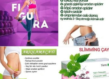 "TEN FEN ÇA" (Sliming Tea Müalicəvi və Arıqladıcı Yaşıl