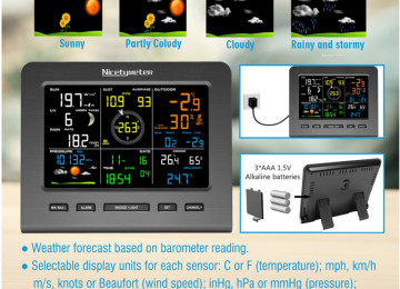 Metereoloji stansiya. Model: FT-0360-025T Wi-Fi - Günəş