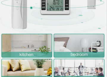 Termometr. Rəqəmsal soyuducu - dondurucu, otaq və çöl