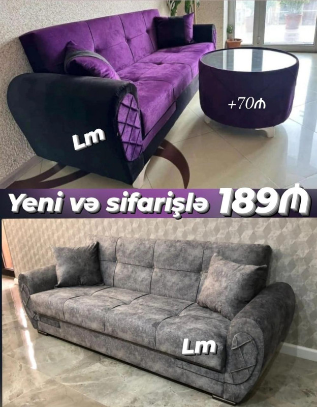 Divan 💫 *Divan* _*ENDİRİMLƏ*_ 💃🏻 Qiymət : *189 ₼* Yeni və