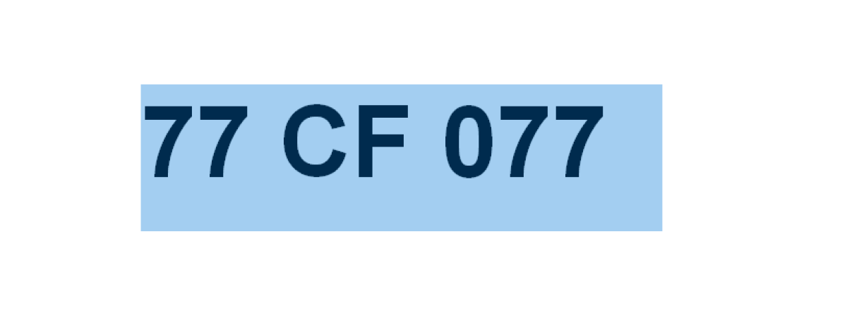 masin nomresi satilir 77 CF 077 salam nomre oz adimadir dovlet yol polisinde