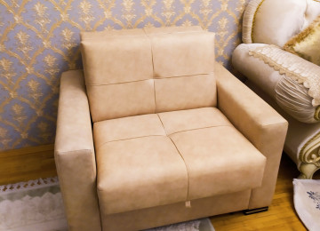 Kreslo Çarpayı Yuksek keyfiyyetde.Alt hissəsi bazalıdır.