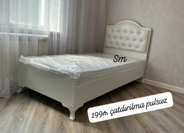 *Tek nəfərlik çarpayı* Rəng seçimi var . 📏ölçü 90/1m90 sm.