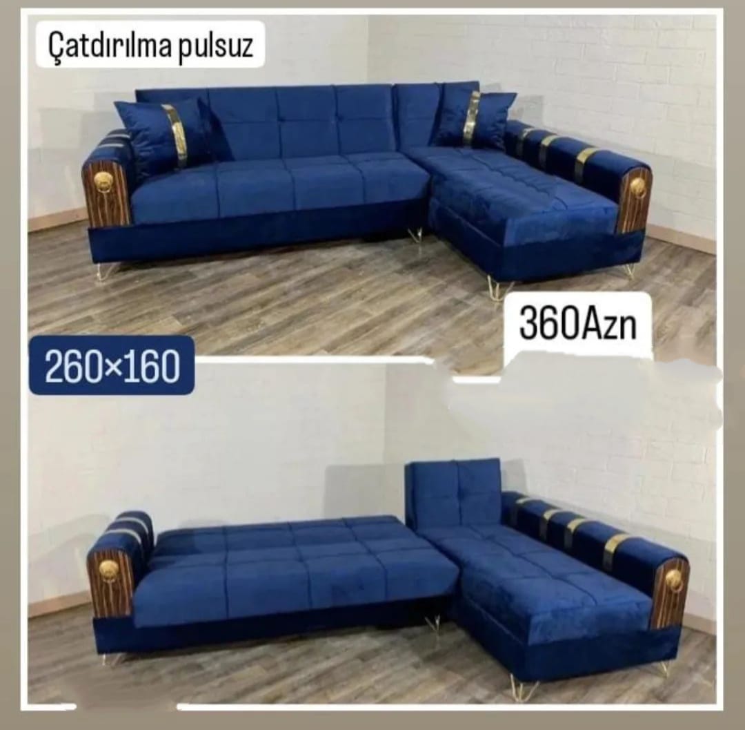 Künc divan Sifarişlə hazırlanır Rəng seçimi var Açılır,