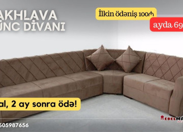 Diqqət! İndi al 2 ay sonra ödə! Əla fürsəti qaçırmayın!