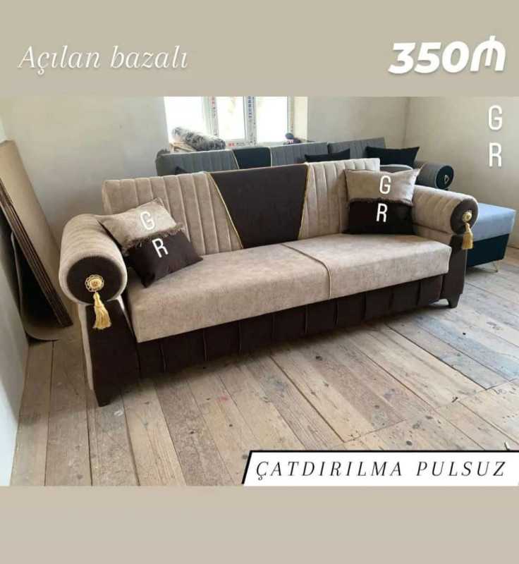 Divan 🔱divan sifarisle yigilir *🔱qiymet💥350azn* 🔱acilir bazalıdı